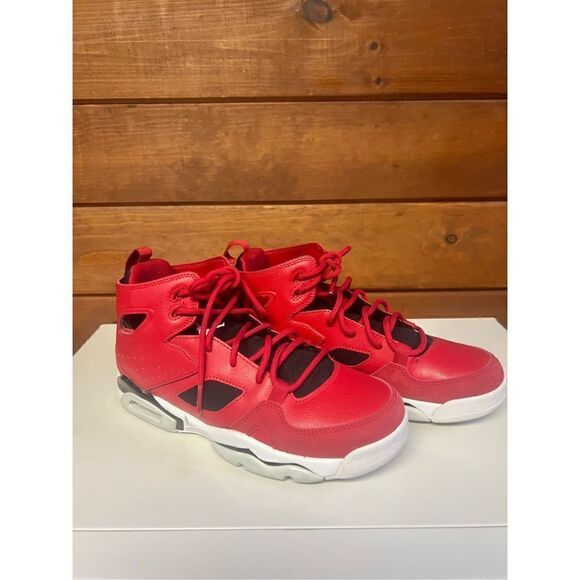 Nike  Air Jordan Flight Club 91 'Gym Red' 555472-600.Kids Sz 5Y - Picture 1 of 9